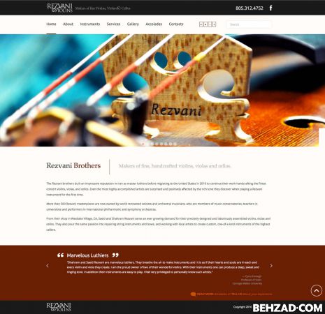 Websites Rezvani